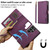 Samsung Galaxy S26 Ultra 5G LC.IMEEKE L2 Series Detachable Magsafe PU Phone Case with Lanyard - Purple