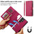 Samsung Galaxy S26 Ultra 5G LC.IMEEKE L2 Series Detachable Magsafe PU Phone Case with Lanyard - Red