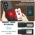 Samsung Galaxy S26 Ultra 5G LC.IMEEKE L3 Series Detachable RFID Card Bag Magsafe Phone Case - Black