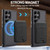 Samsung Galaxy S26 Ultra 5G LC.IMEEKE L3 Series Detachable RFID Card Bag Magsafe Phone Case - Black