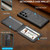 Samsung Galaxy S26 Ultra 5G LC.IMEEKE L3 Series Detachable RFID Card Bag Magsafe Phone Case - Black