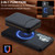Samsung Galaxy S26 Ultra 5G LC.IMEEKE L6 Series Zipper Card Bag MagSafe Magnetic Phone Case - Black