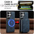 Samsung Galaxy S26 Ultra 5G LC.IMEEKE L6 Series Zipper Card Bag MagSafe Magnetic Phone Case - Blue