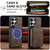 Samsung Galaxy S26 Ultra 5G LC.IMEEKE L6 Series Zipper Card Bag MagSafe Magnetic Phone Case - Coffee