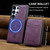 Samsung Galaxy S26 Ultra 5G LC.IMEEKE L6 Series Zipper Card Bag MagSafe Magnetic Phone Case - Purple