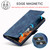 Samsung Galaxy S26 Ultra 5G LC.IMEEKE Strong Magnetism Microfiber Leather Phone Case - Blue