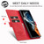 Samsung Galaxy S26 Ultra 5G LC.IMEEKE Strong Magnetism Microfiber Leather Phone Case - Red