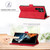 Samsung Galaxy S26 Ultra 5G LC.IMEEKE Strong Magnetism Microfiber Leather Phone Case - Red