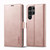 Samsung Galaxy S26 Ultra 5G LC.IMEEKE Strong Magnetism Microfiber Leather Phone Case - Rose Gold