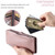 Samsung Galaxy S26 Ultra 5G Leather Stitching Multi-card Slot Zipper Phone Case - Rose Gold