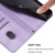 Samsung Galaxy S26 Ultra 5G Line Splicing Buckle Retro Leather Phone Case - Purple