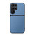 Samsung Galaxy S26 Ultra 5G Litchi Leather Magnetic Full Coverage Shockproof Phone Case - Blue