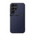 Samsung Galaxy S26 Ultra 5G Litchi Leather Magnetic Full Coverage Shockproof Phone Case - Navy Blue