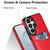 Samsung Galaxy S26 Ultra 5G Litchi Leather Skin Card Slots Phone Case - Red