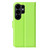 Samsung Galaxy S26 Ultra 5G Litchi Texture Horizontal Flip Leather Phone Case with Holder - Green