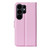 Samsung Galaxy S26 Ultra 5G Litchi Texture Horizontal Flip Leather Phone Case with Holder - Pink