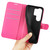 Samsung Galaxy S26 Ultra 5G Litchi Texture Horizontal Flip Leather Phone Case with Holder - Rose Red