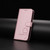 Samsung Galaxy S26 Ultra 5G Litter Panda Embossing RFID Leather Phone Case with Lanyard - Pink
