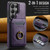 Samsung Galaxy S26 Ultra 5G MAGKING K1 MagSafe Detachable Wallet RFID Back Cover Phone Case - Purple