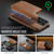 Samsung Galaxy S26 Ultra 5G MAGKING K3 Series MagSafe RFID Card Bag Detachable Phone Case - Brown