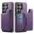 Samsung Galaxy S26 Ultra 5G MAGKING K3 Series MagSafe RFID Card Bag Detachable Phone Case - Purple