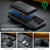 Samsung Galaxy S26 Ultra 5G MAGKING K4 Series MagSafe RFID Tri-fold Card Bag Detachable Phone Case - Black