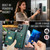 Samsung Galaxy S26 Ultra 5G MAGKING K4 Series MagSafe RFID Tri-fold Card Bag Detachable Phone Case - Green