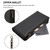 Samsung Galaxy S26 Ultra 5G Magnetic Closure 9 Card Slots Zipper Leather Case with Hand Strap - Black
