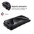 Samsung Galaxy S26 Ultra 5G Magnetic Vertical Flip Leather Phone Case with Buckle - Black