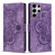 Samsung Galaxy S26 Ultra 5G Mandala Embossed Retro Frosted Leather Phone Case - Purple