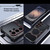 Samsung Galaxy S26 Ultra 5G Mechanical Arm Borderless MagSafe Holder Metal Phone Case - Black Silver