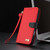 Samsung Galaxy S26 Ultra 5G Metal Bow Leather Phone Case with Hand Strap - Red