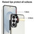 Samsung Galaxy S26 Ultra 5G Metal Buckle Card Slots Phone Case - White