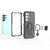 Samsung Galaxy S26 Ultra 5G Metal Kickstand TPU Hybrid PC Phone Case - Grey