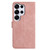 Samsung Galaxy S26 Ultra 5G Moonlit Butterfly Dance Pattern Embossed Leather Phone Case - Pink