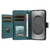 Samsung Galaxy S26 Ultra 5G Multi Card Wallet Leather Phone Case with Strap - Green