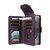 Samsung Galaxy S26 Ultra 5G Multi Card Wallet Leather Phone Case with Strap - Purple