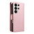 Samsung Galaxy S26 Ultra 5G Multi Card Wallet Leather Phone Case with Strap - Rose Gold
