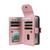 Samsung Galaxy S26 Ultra 5G Multi Card Wallet Leather Phone Case with Strap - Rose Gold