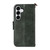 Samsung Galaxy S26 Ultra 5G Multi-card Slots Crossbody Cowhide Leather Phone Case - Green