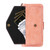Samsung Galaxy S26 Ultra 5G Multi-card Slots Crossbody Cowhide Leather Phone Case - Pink