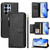 Samsung Galaxy S26 Ultra 5G Multi-Card Slots Zipper Wallet Leather Phone Case - Black