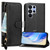 Samsung Galaxy S26 Ultra 5G Multi-Card Slots Zipper Wallet Leather Phone Case - Black