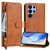 Samsung Galaxy S26 Ultra 5G Multi-Card Slots Zipper Wallet Leather Phone Case - Brown