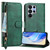 Samsung Galaxy S26 Ultra 5G Multi-Card Slots Zipper Wallet Leather Phone Case - Green