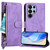 Samsung Galaxy S26 Ultra 5G Multi-Card Slots Zipper Wallet Leather Phone Case - Purple