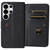 Samsung Galaxy S26 Ultra 5G Multi-Function Wallet 10 Card Slots Leather Phone Case - Black