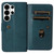 Samsung Galaxy S26 Ultra 5G Multi-Function Wallet 10 Card Slots Leather Phone Case - Dark Green