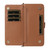 Samsung Galaxy S26 Ultra 5G Multifunctional 6-Card Slots Leather Phone Case with Wrist Strap - Brown