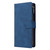 Samsung Galaxy S26 Ultra 5G Multifunctional Frosted Zipper Wallet Leather Phone Case - Blue